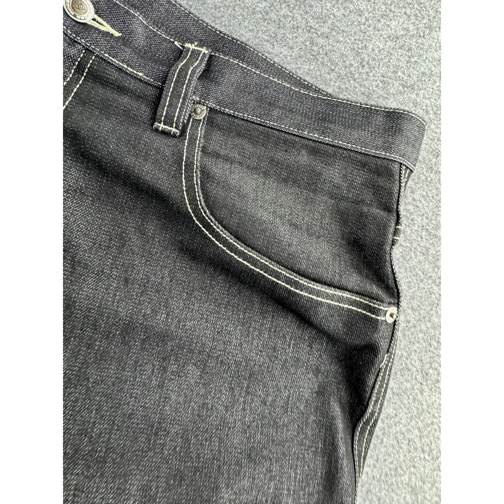 Vintage Rocawear Jeans Mens 38x34 Baggy Carpenter Deep‎ Black Hip Hop Skater Y2k